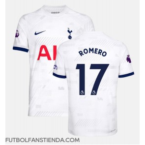 Tottenham Hotspur Cristian Romero #17 Primera Equipación 2023-24 Manga Corta
